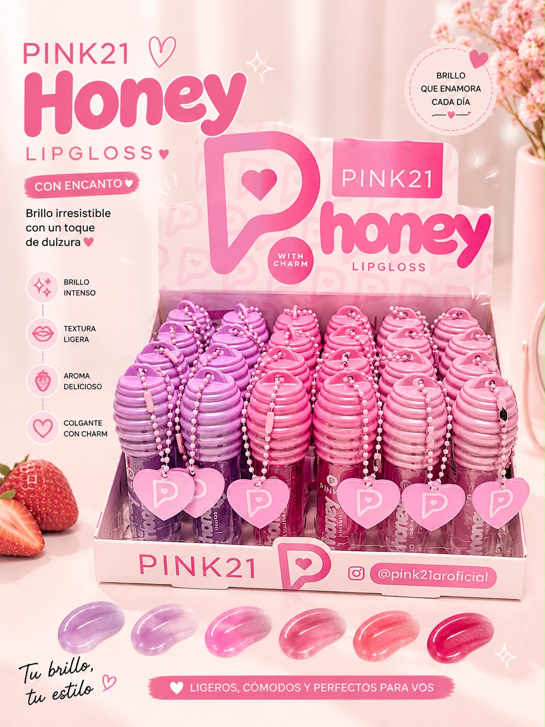 pink21 lipgloss