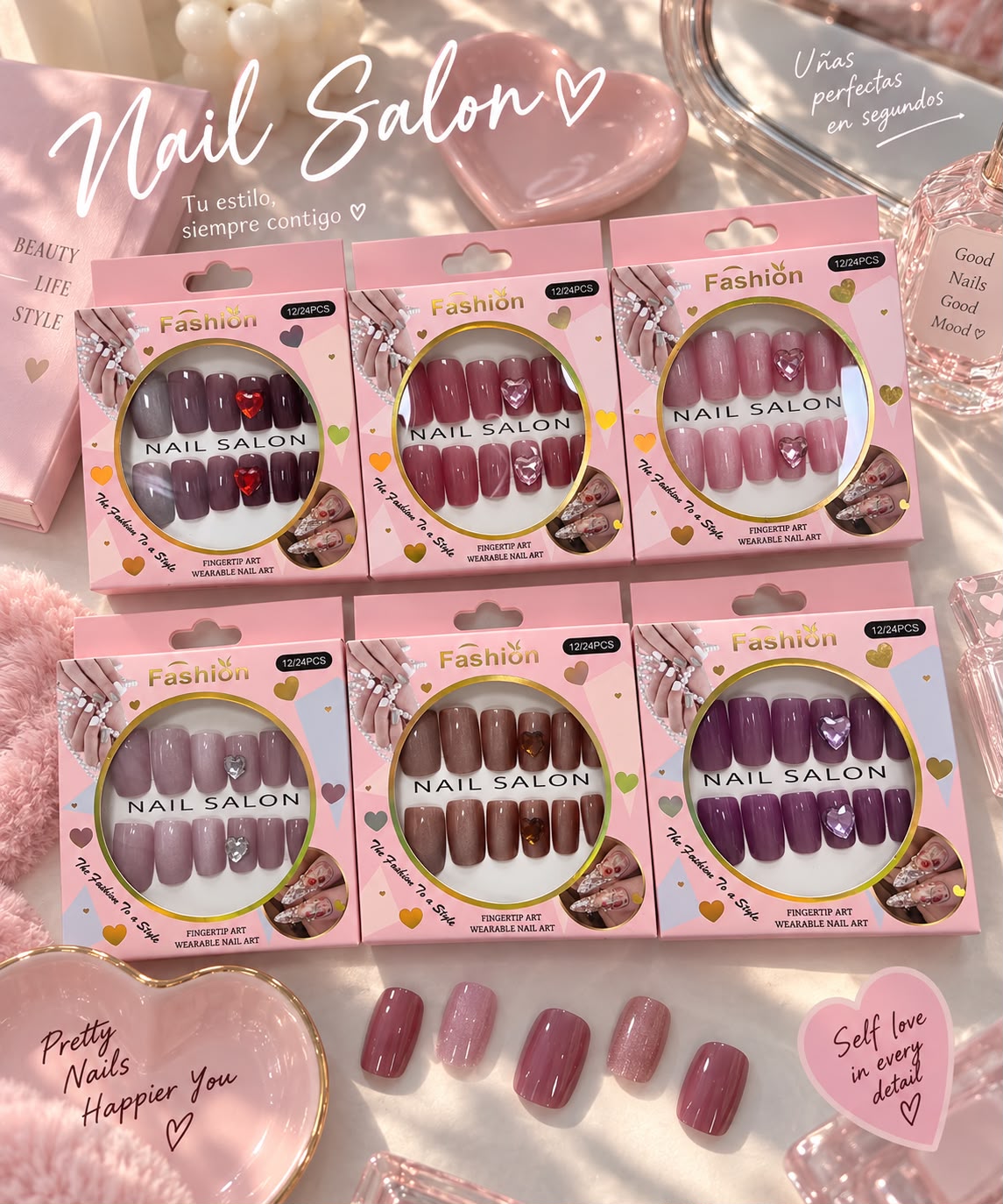 Uñas press on