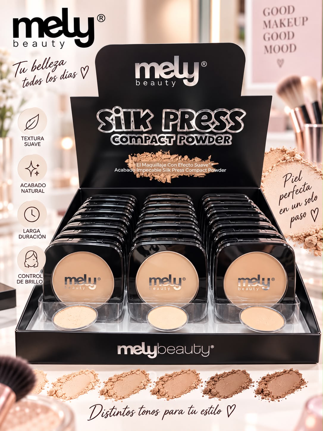 mely polvo compacto