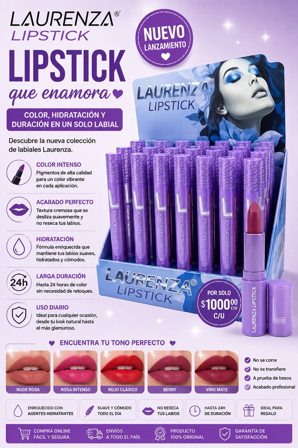 Laurenza lipstick