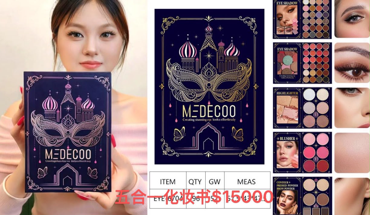 medecoo paleta de sombras