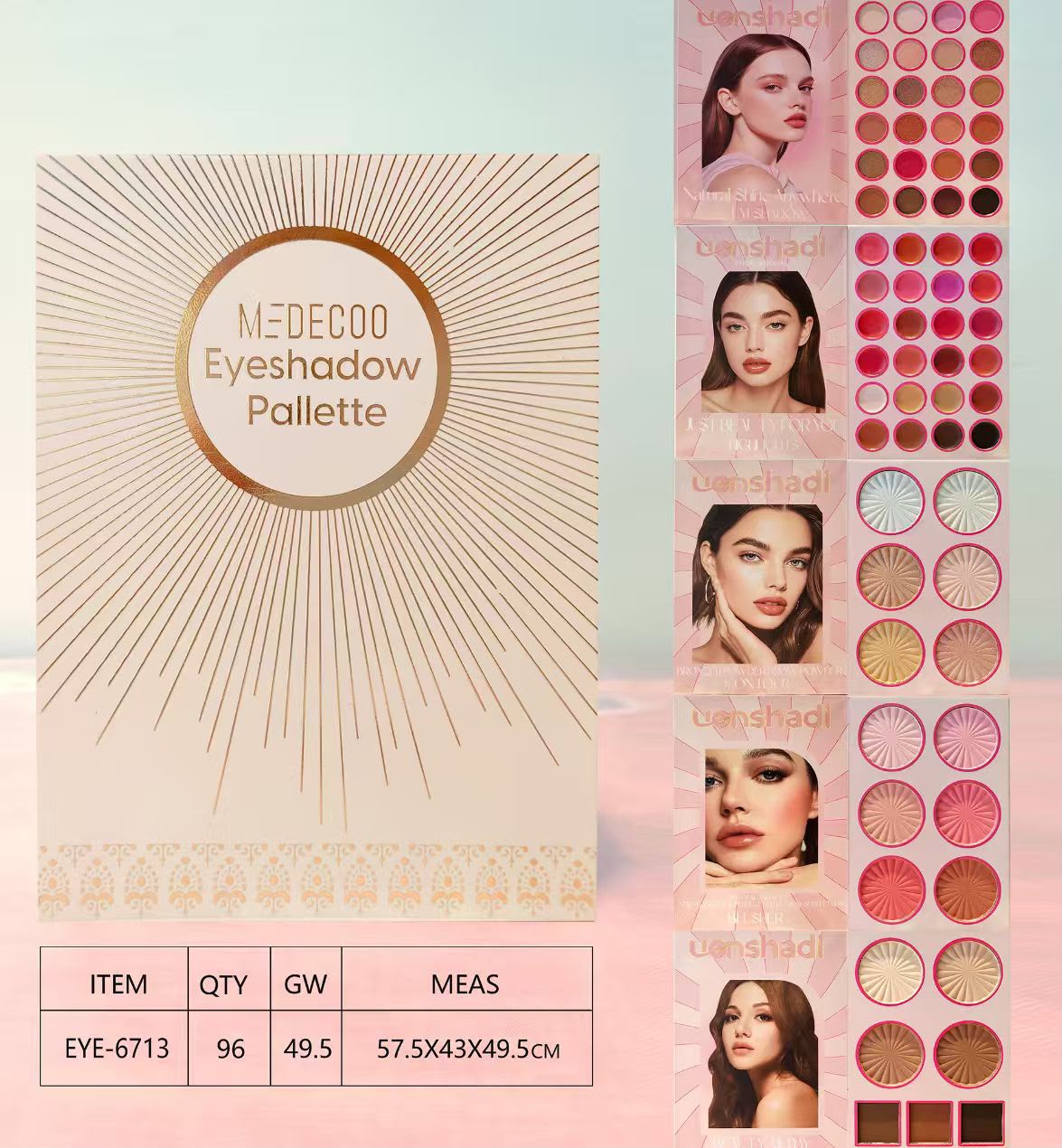 medecoo paleta de sombras