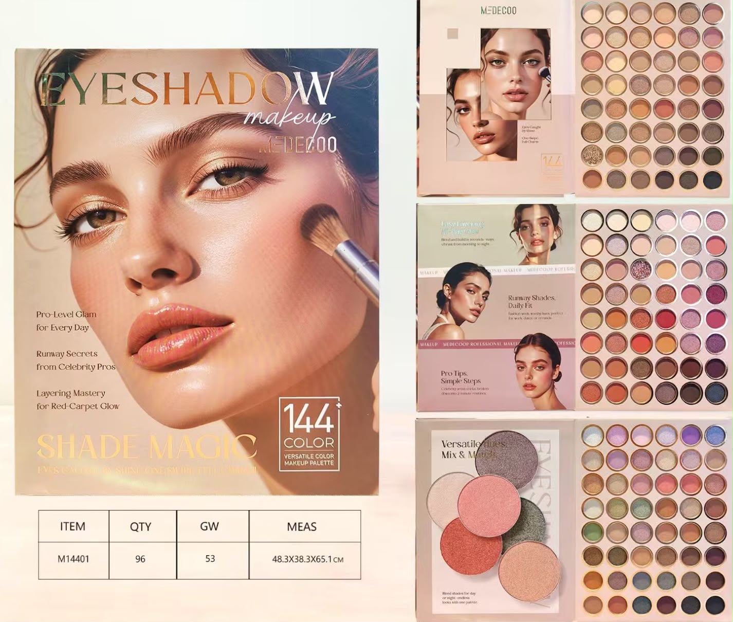 medecoo paleta de sombras