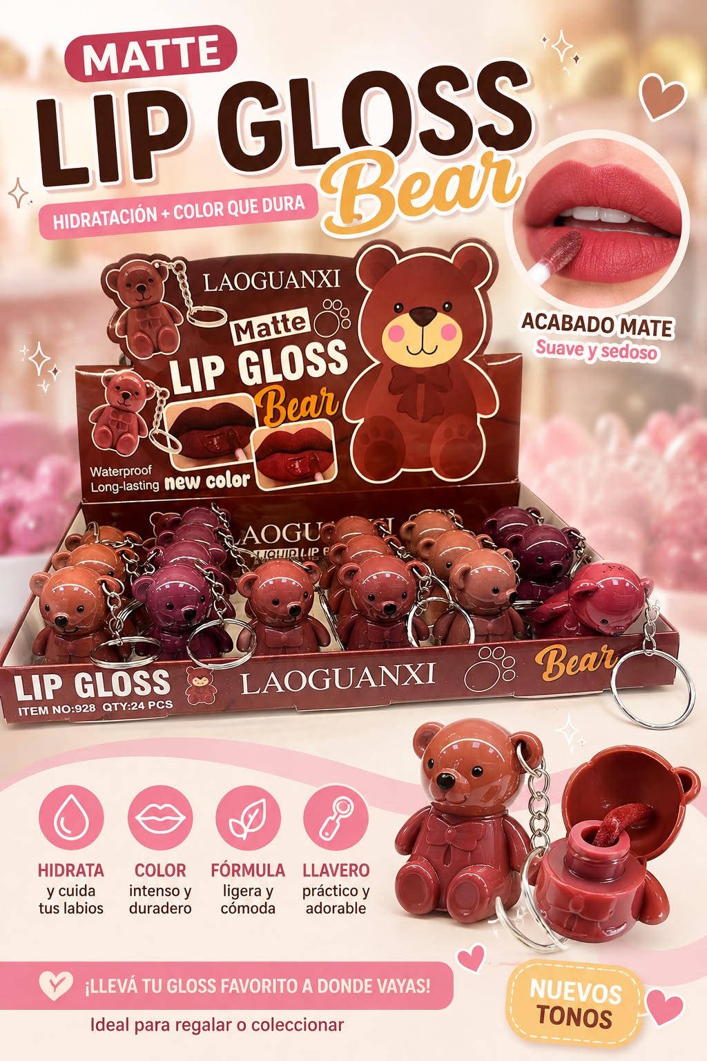laoguanxi lipgloss matte