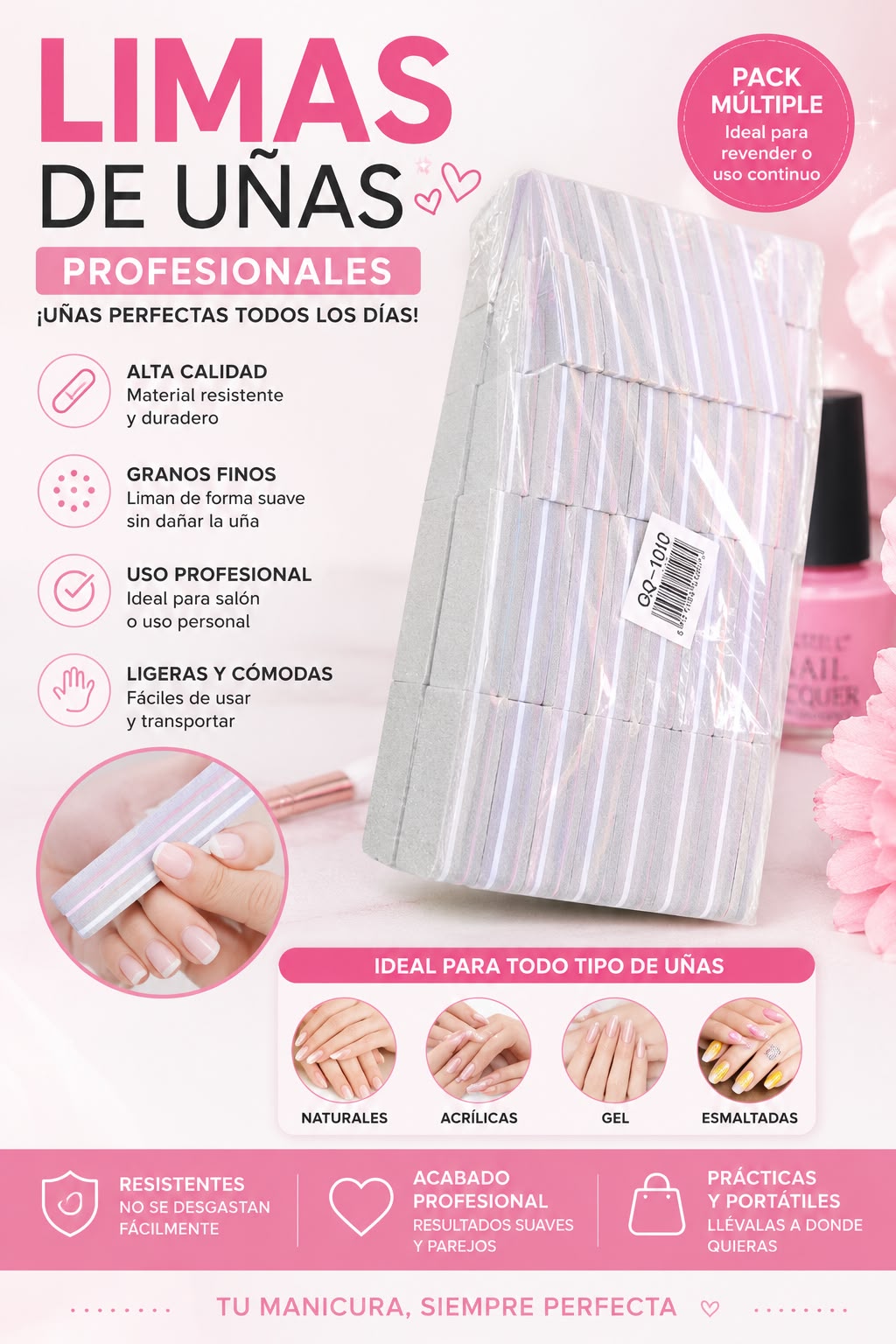 limas de uñas debby rose