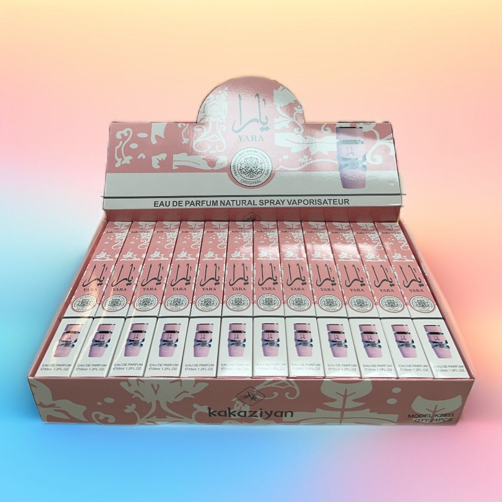 PERFUME YARA ROSAS TUBITO MÁS VENDIDO 35ML