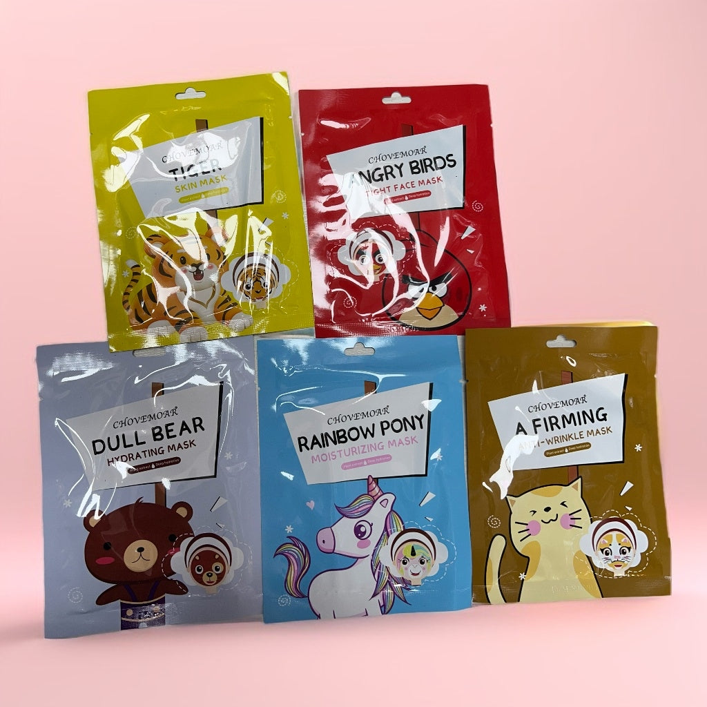 Mascarilla facial animada