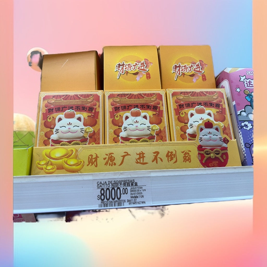 Cajita sorpresa gatito