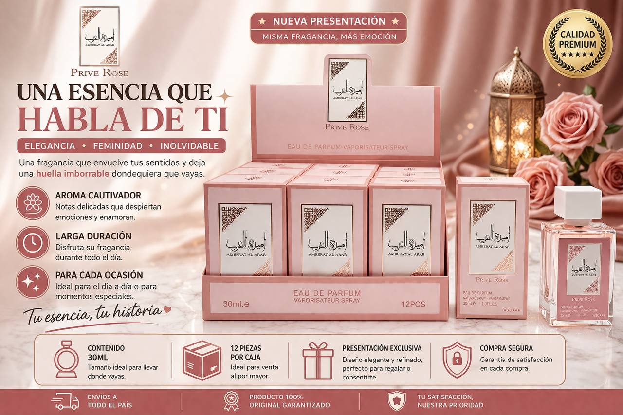 Ameerat Al Arab Prive Rose perfume 30ML