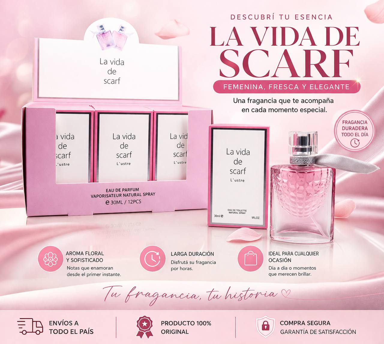 La vida de Scarf L'ustre perfume 30ML
