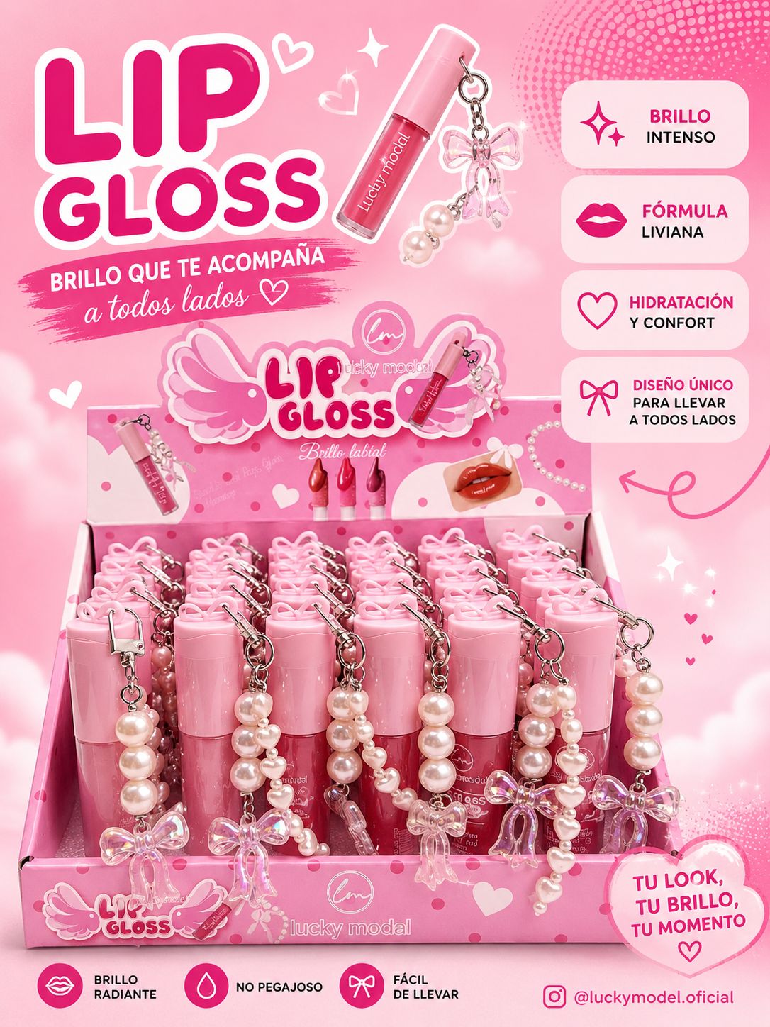 Lucky modal lipgloss