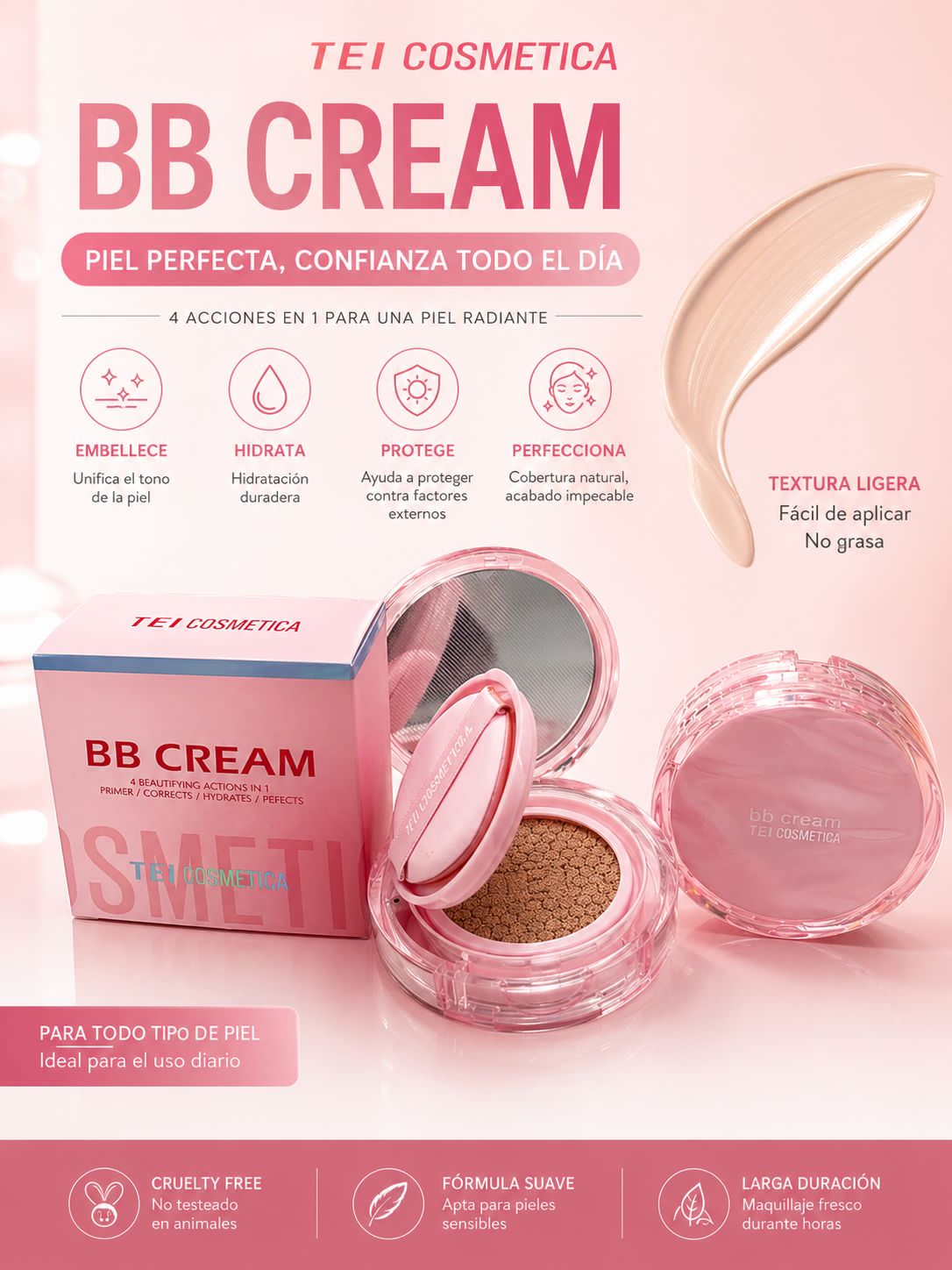 BB Cream 4 en 1 de Tei