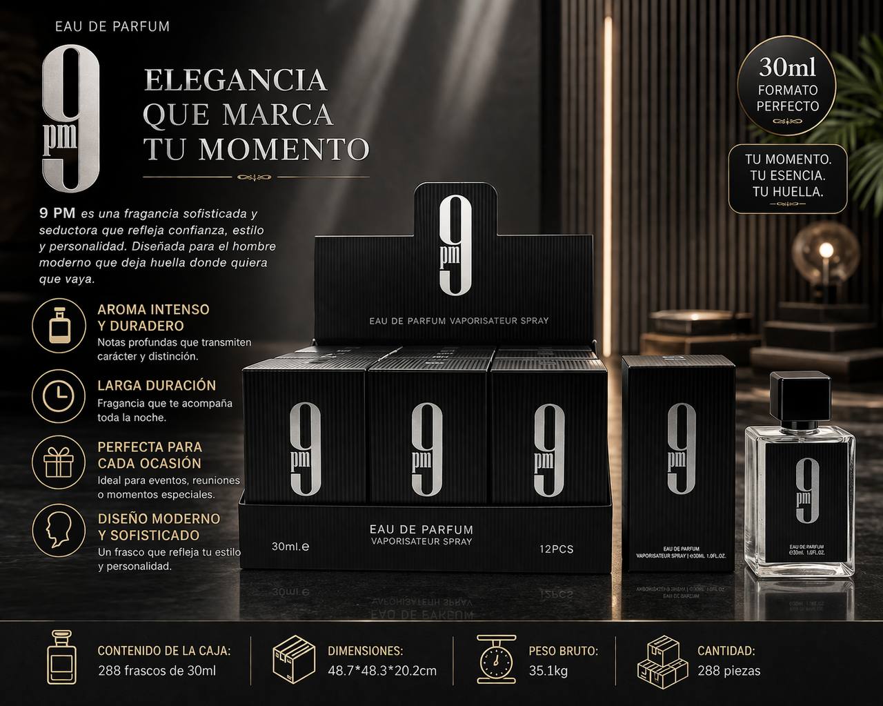 9 pm perfume 30ML