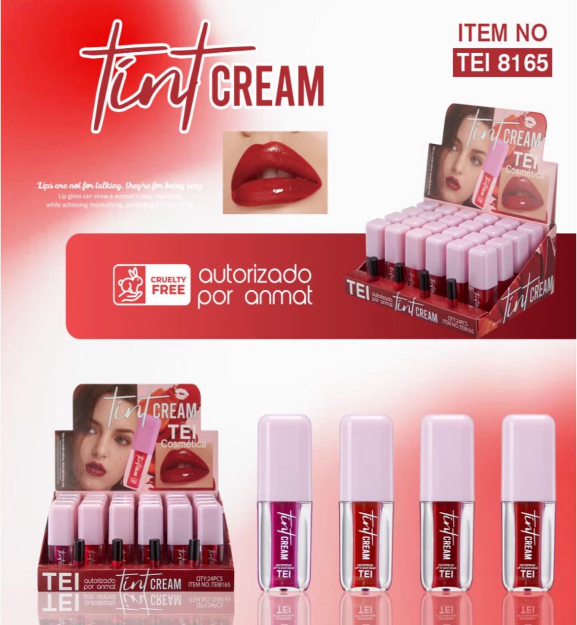 Tei Labial tinta cremoso
