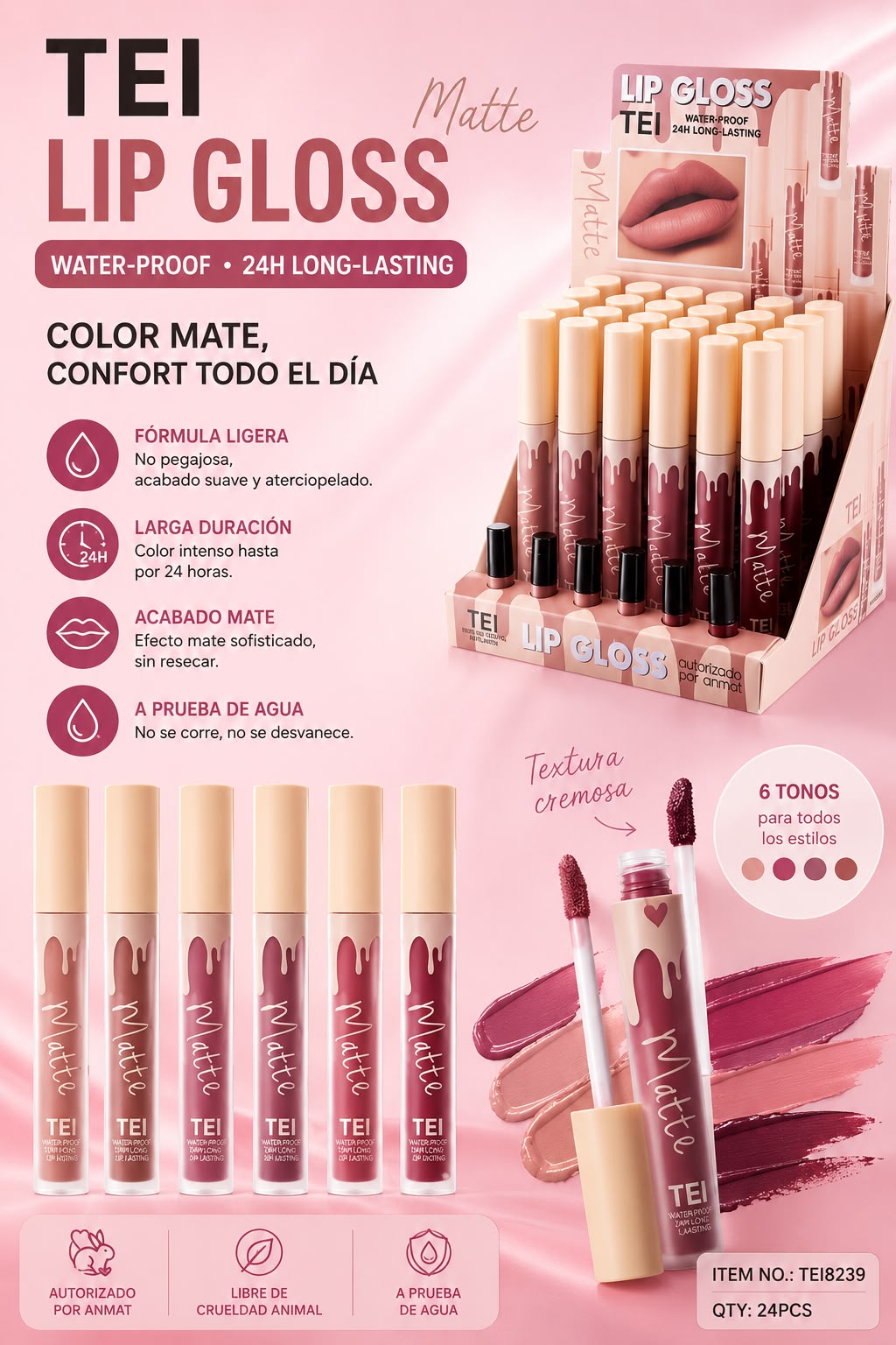 Tei labial Matte líquido
