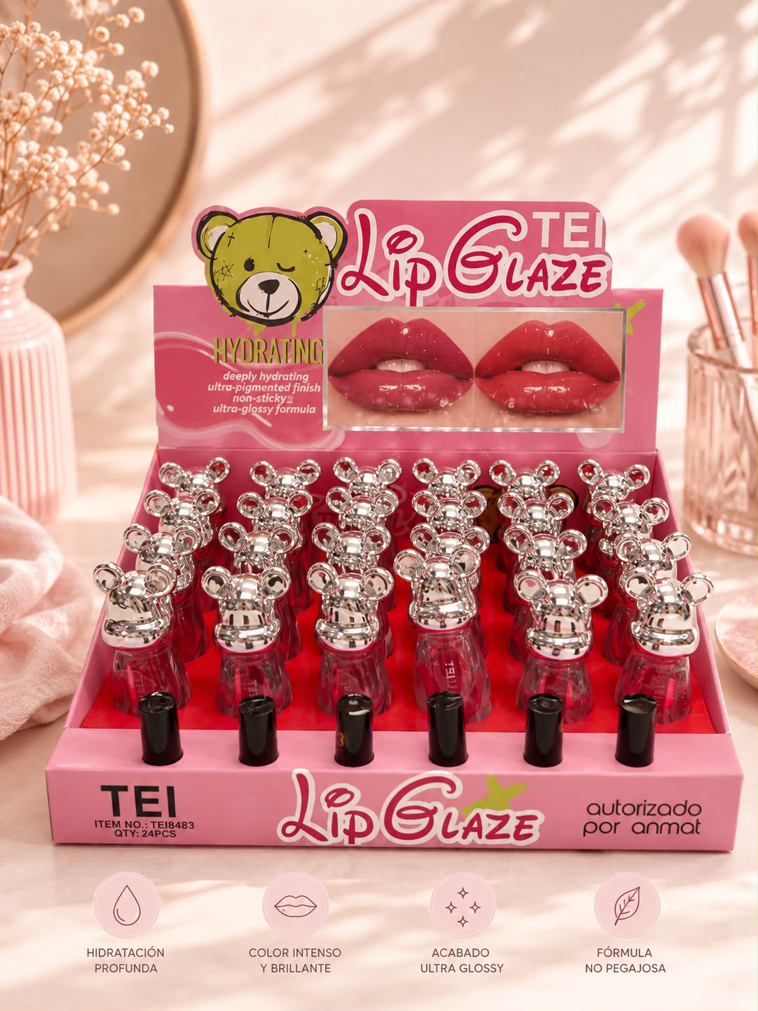 Tei labial Lip glaze ositos