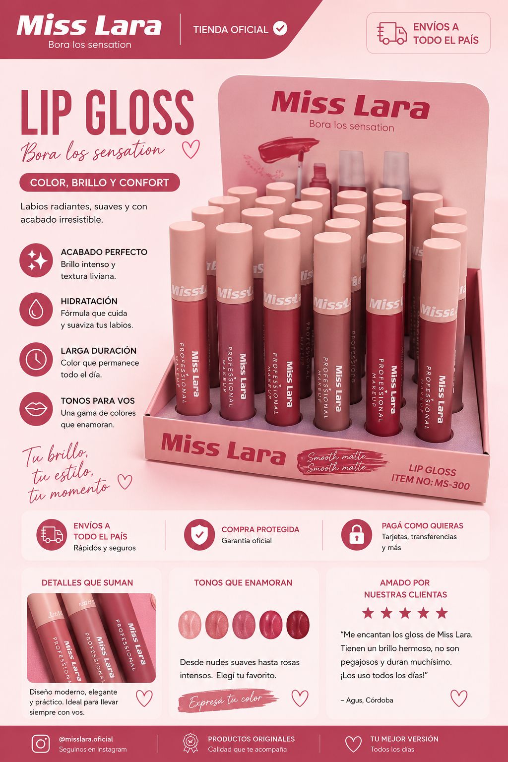 Miss Lara labial matte professional makeup