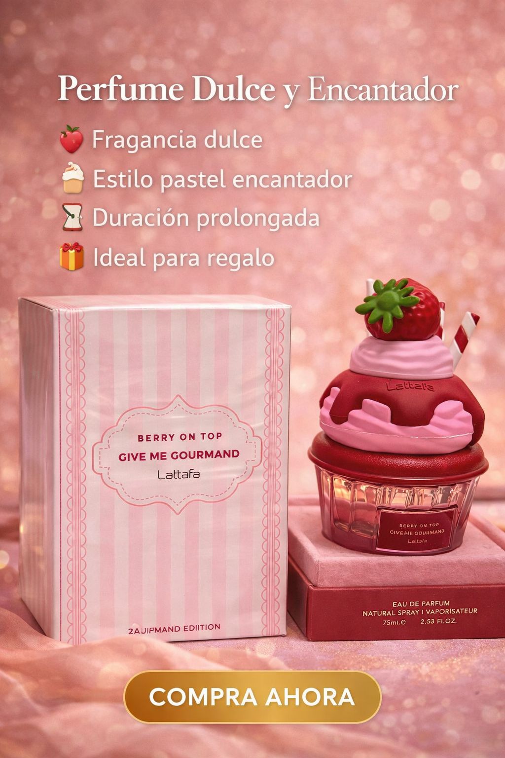 Give me Gourmand Lattafa perfume 100ml