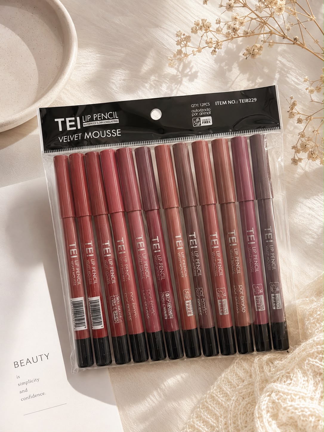 Tei lápiz labial matte
