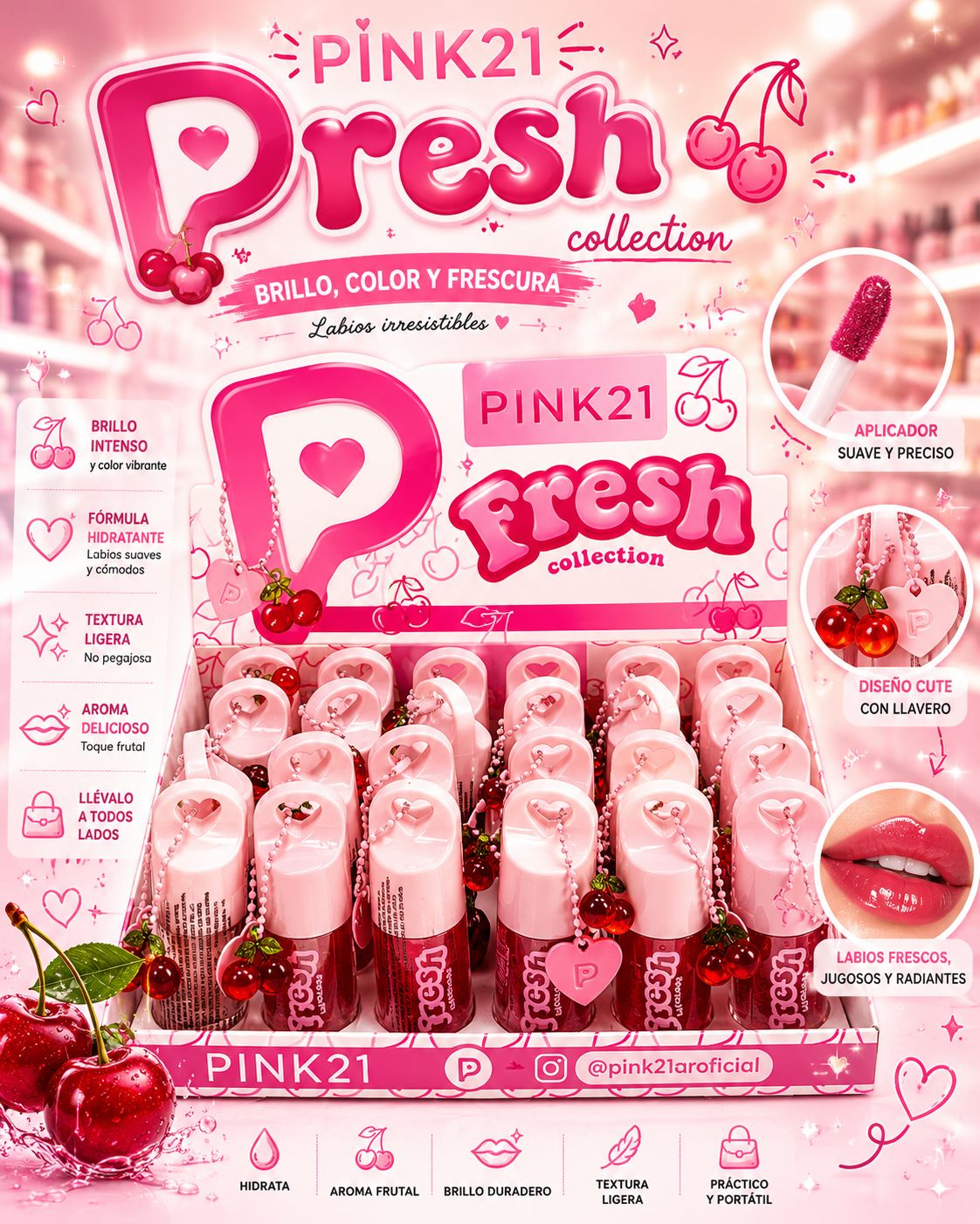 Pink21 lipgloss
