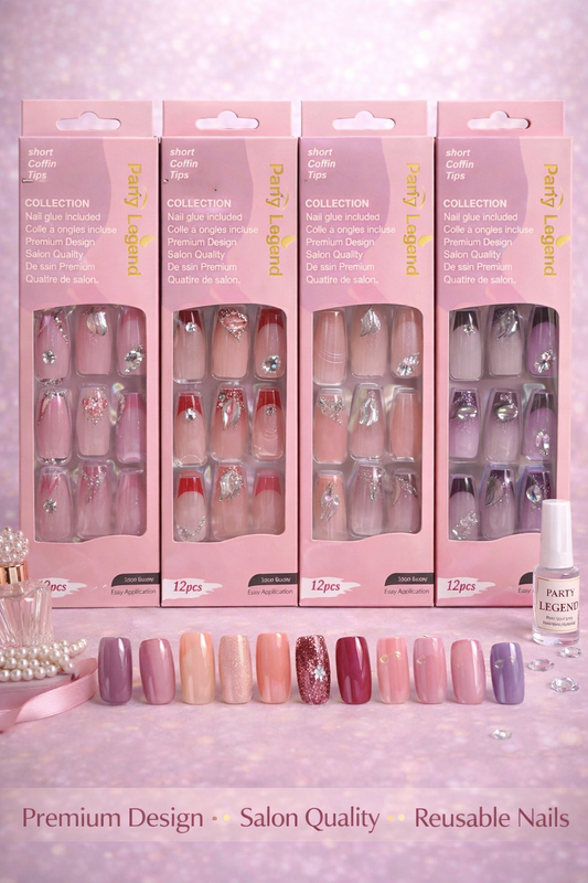 Party legend uñas postizas 12pc