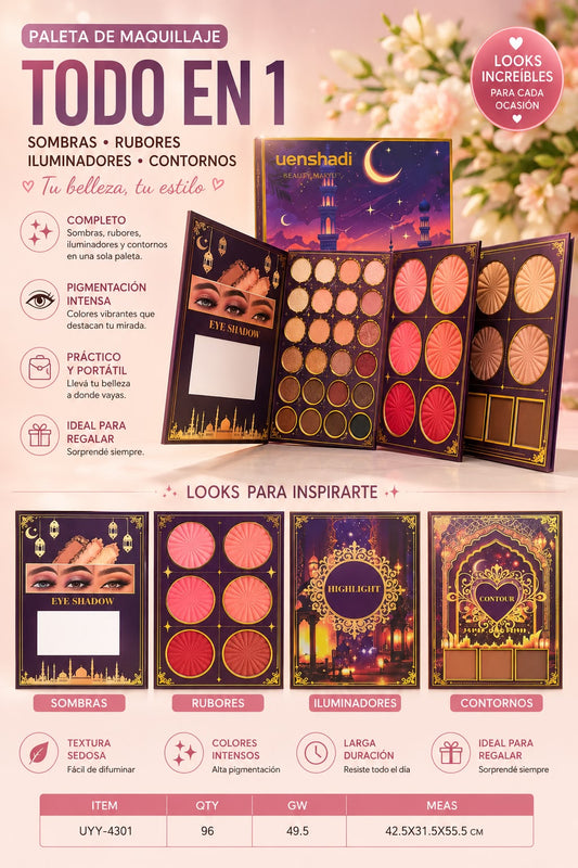 venshadi paleta de sombras
