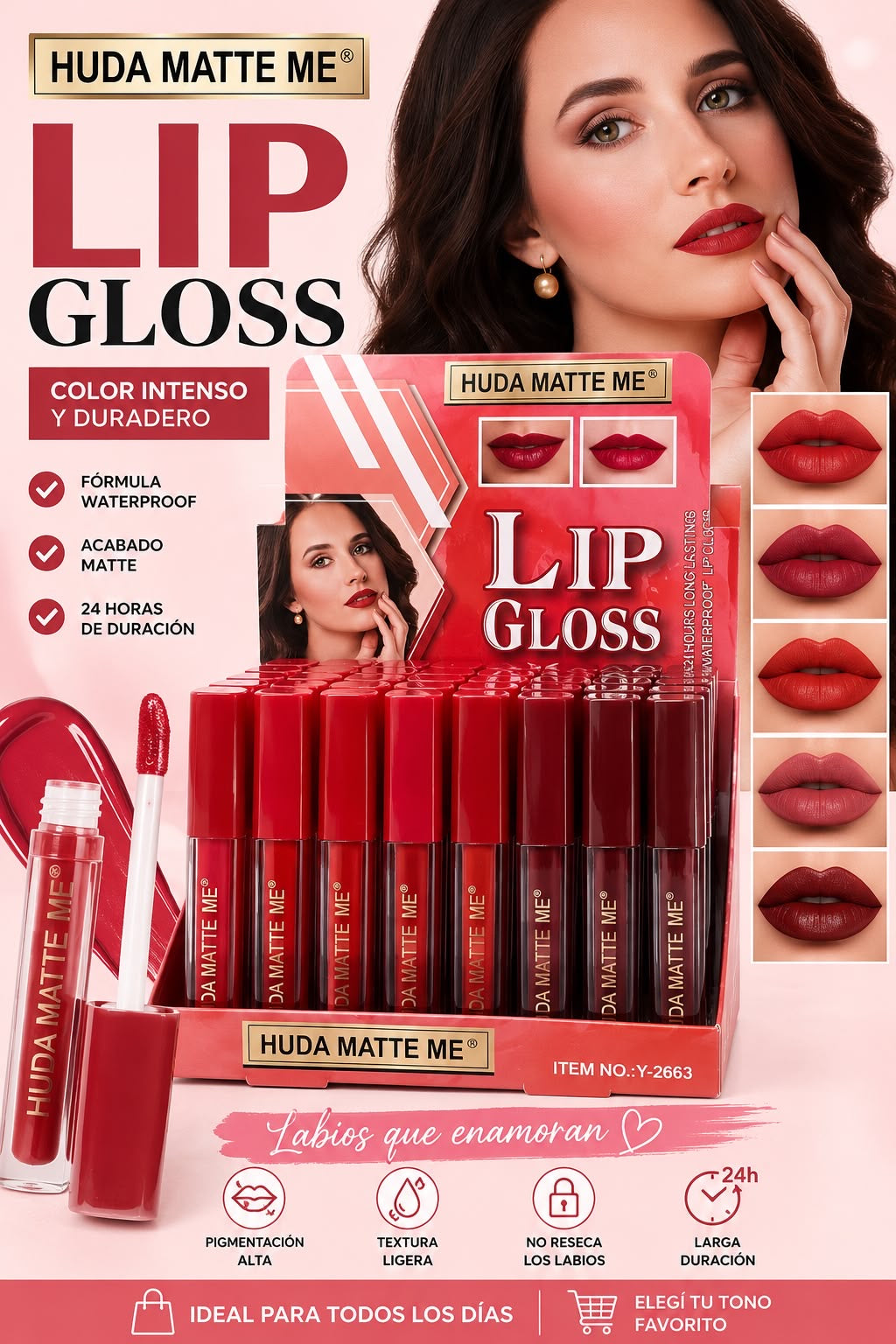 huda matte me lip gloss