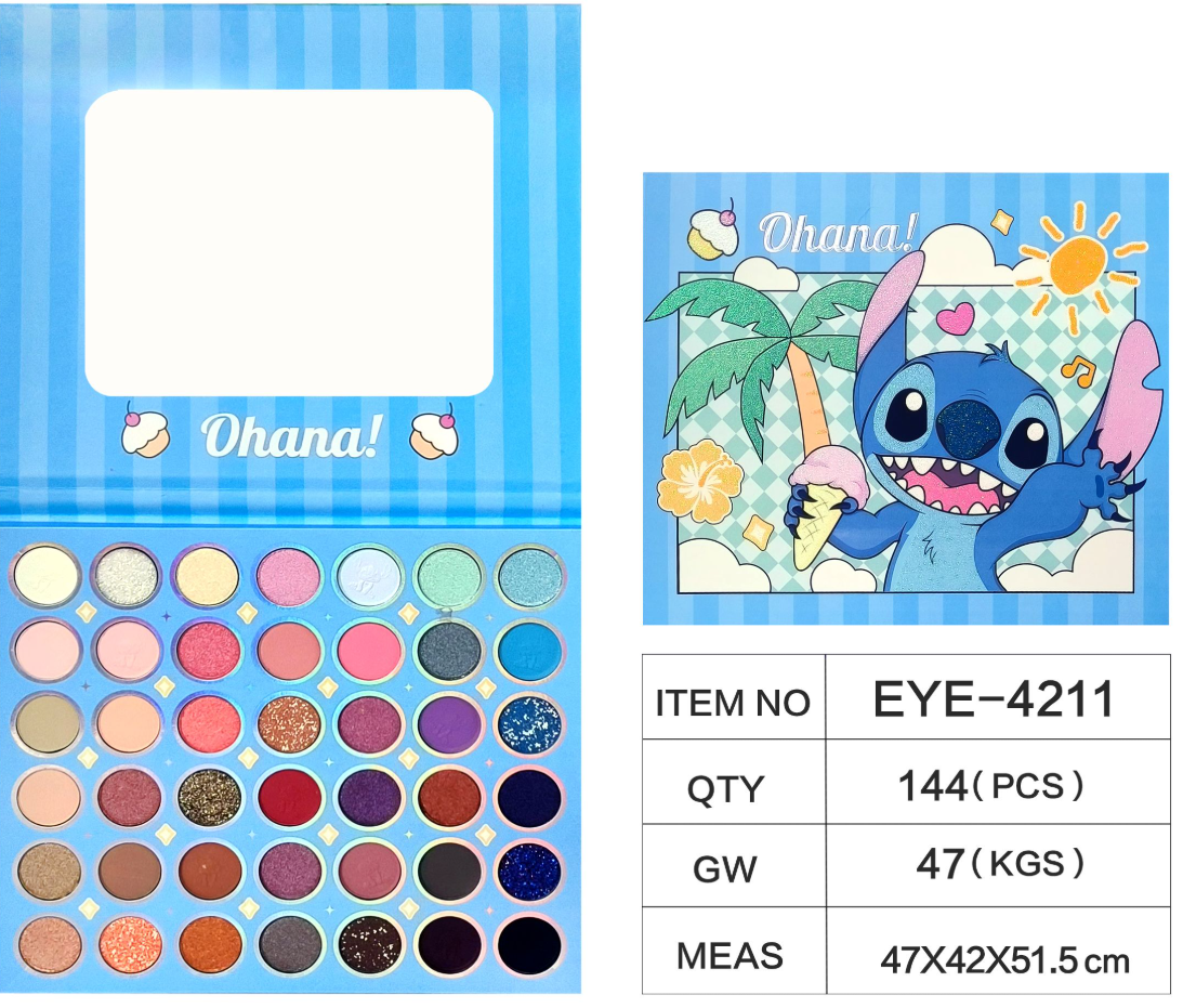 Paleta de sombra 42 color con dibujos animados