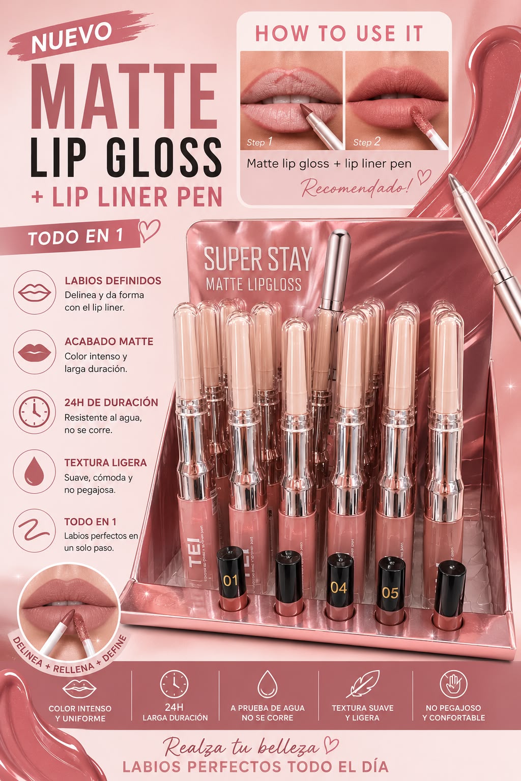 tei lipgloss matte