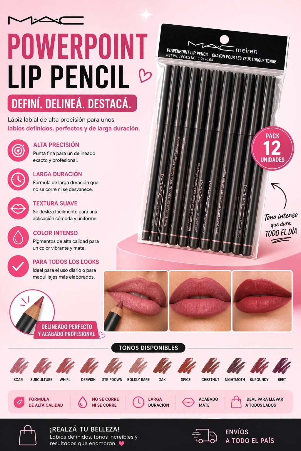 mac delineador de labios