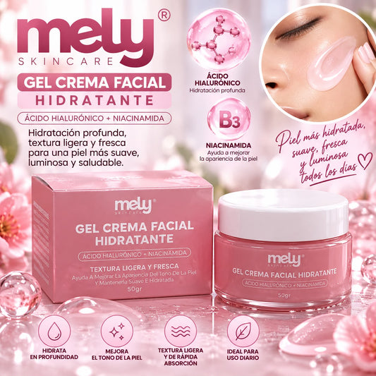 Mely gel crema facial hidratante