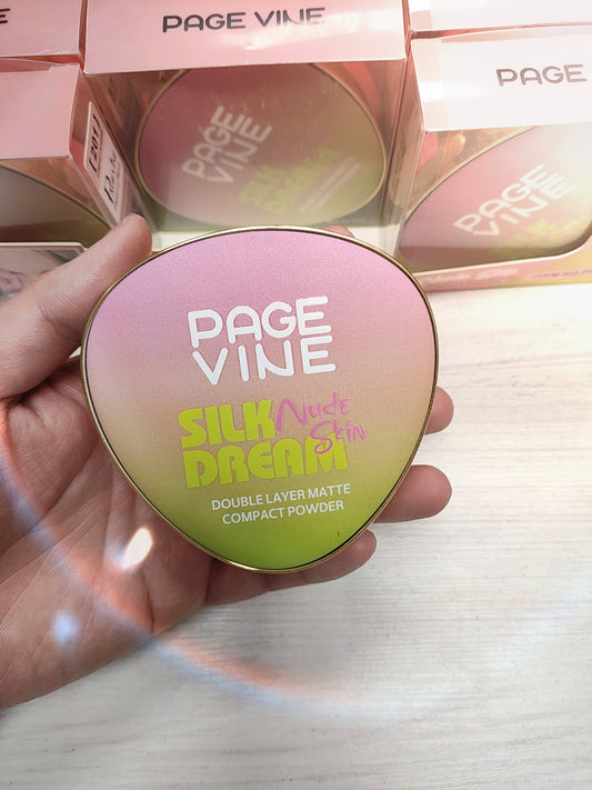 PAGE VINE POLVO COMPACTO MATTE DE DOBLE CAPA