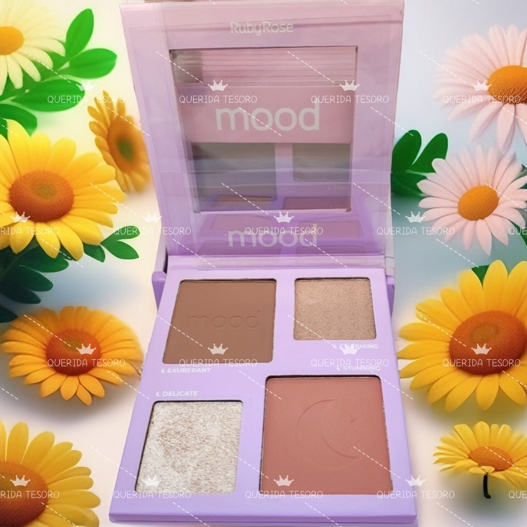 Ruby ROSE ILLUMINATING CONTOUR BLUSH PALETTE