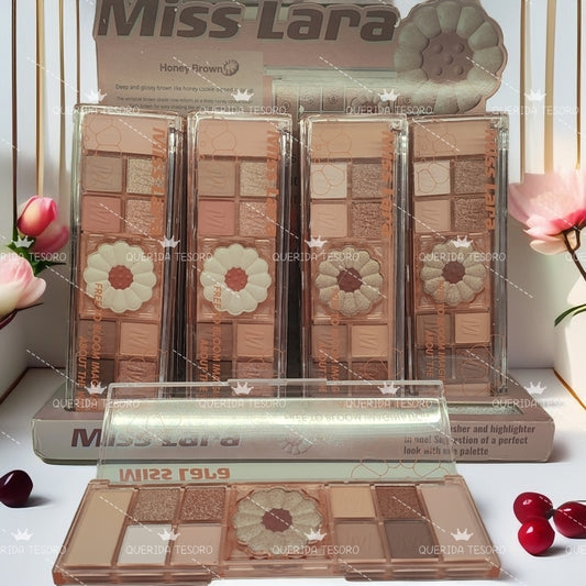 MISS LARA PALETA DE SOMBRA 12 COLOR