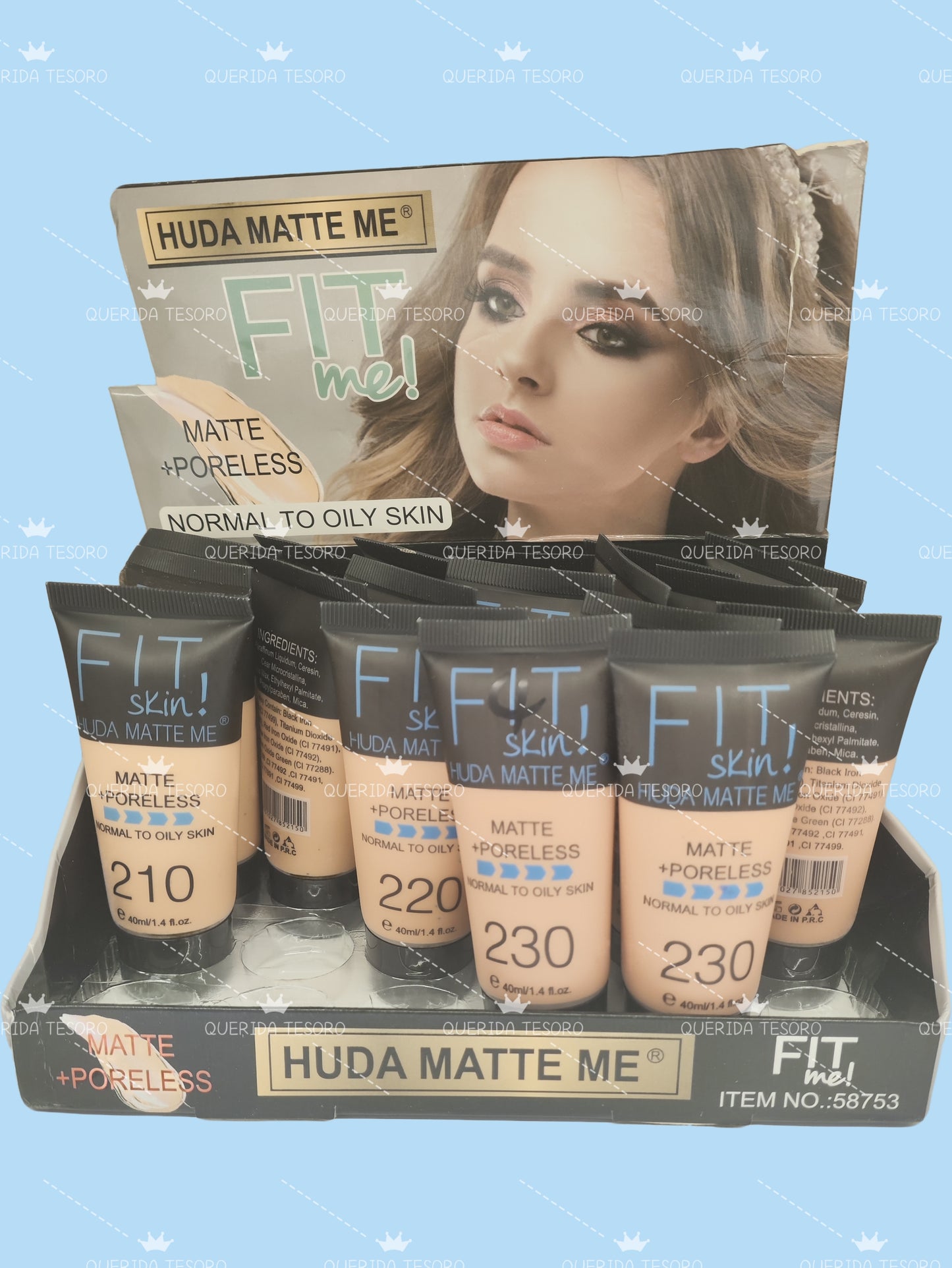 FIT SKIN HUDA MATTE BASE LIQUIDO
