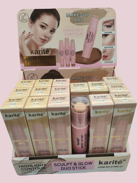 karite highlight contour en barra 2en1