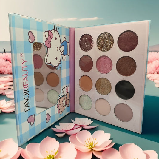 Favor beauty paleta de sombras hello kitty