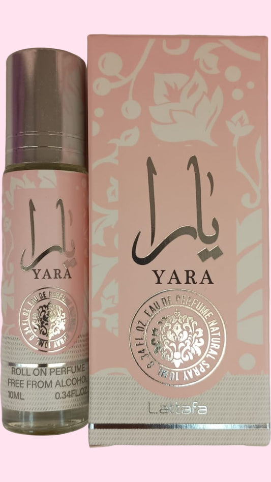 Yara rosa perfume 10ml roll on