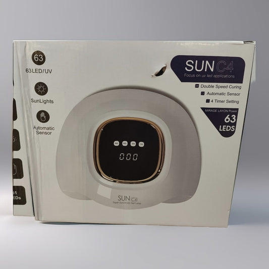 sun c4 cabina de unas 63 leds sensor automatico