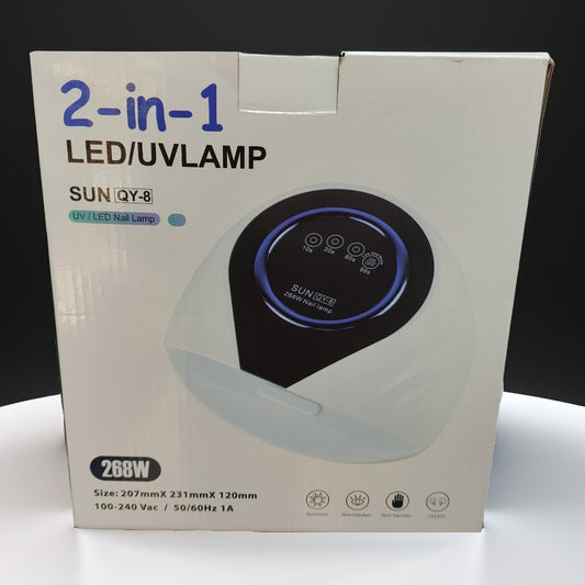 sunqy8 led y uv lampara de cabina para unas 268w