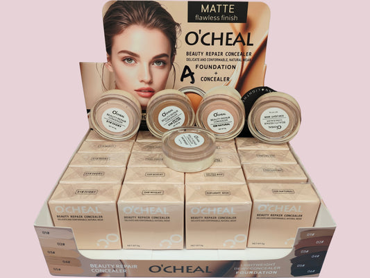 Ocheal base de maquillaje + corrector larga duración y aprueba de agua
