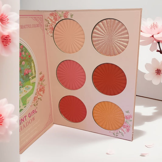 Iridescent girl libro de sombras x4 hojas