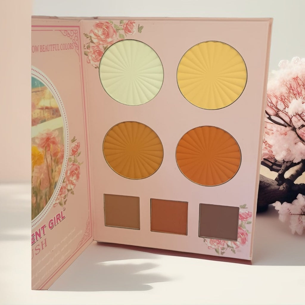 Iridescent girl libro de sombras x4 hojas