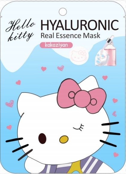 Mascarilla facial hidratante con dibujos animados