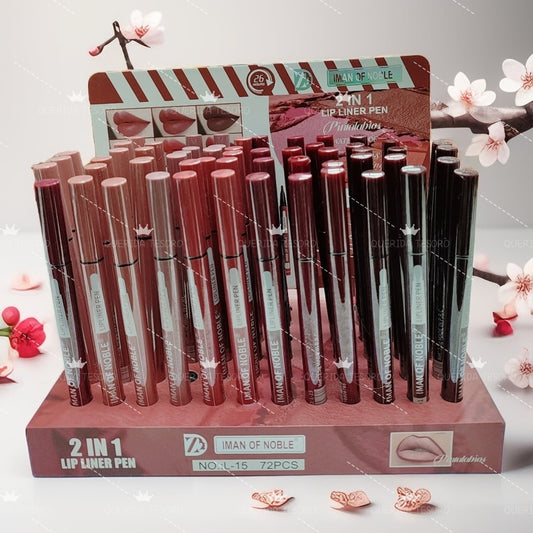 Iman of noble delineador de labios 2 en 1