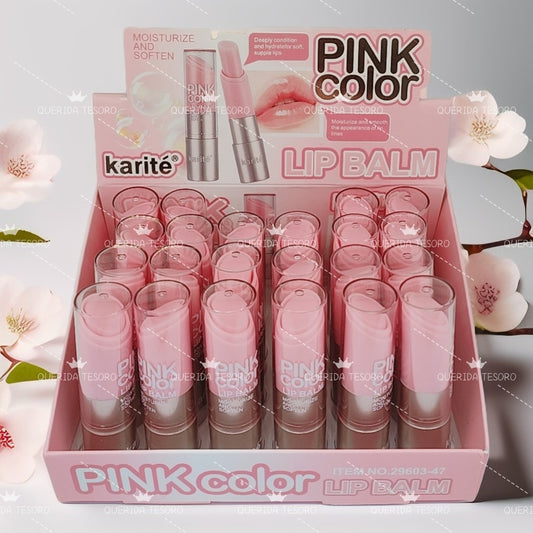 Karite Pink color lip balm bálsamo labios