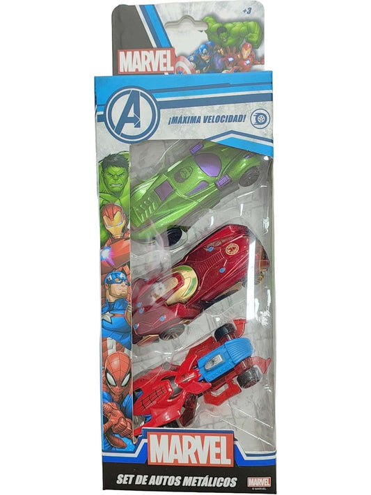 autos metálico x3 marvel
