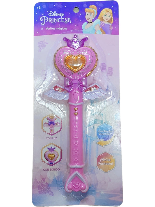 varita de princesa con luz y sonido