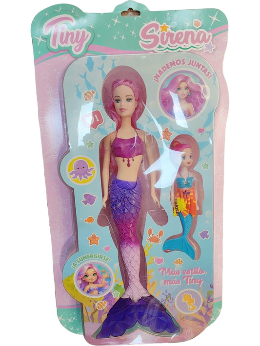 Tiny sirena y mini sirena