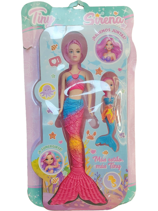 Tiny sirena y mini sirena